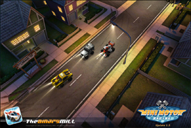 Mini Motor Racing Screenshot for iPhone